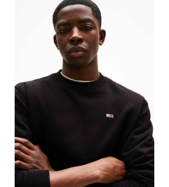 Tommy Jeans Camisola de l escovada preta