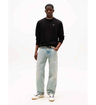 Tommy Jeans Camisola de l escovada preta