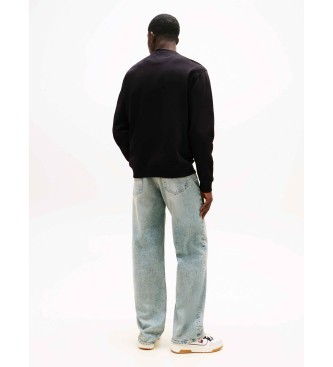 Tommy Jeans Camisola de l escovada preta