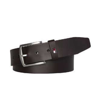 Tommy Hilfiger Nuova cintura in pelle marrone Denton 4.0