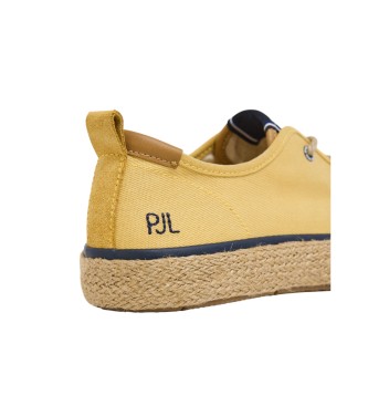 Pepe Jeans Zapatillas De Piel Port Tourists amarillo