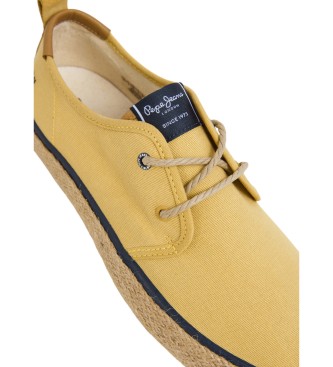 Pepe Jeans Zapatillas De Piel Port Tourists amarillo