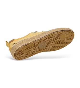 Pepe Jeans Zapatillas De Piel Port Tourists amarillo