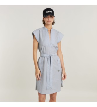 G-Star Vestido Saharienne azul