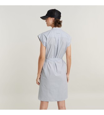 G-Star Vestido Saharienne azul