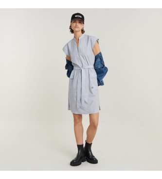G-Star Vestido Saharienne azul