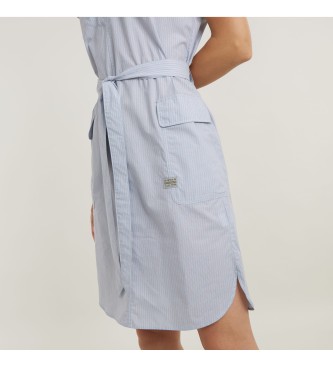 G-Star Vestido Saharienne azul