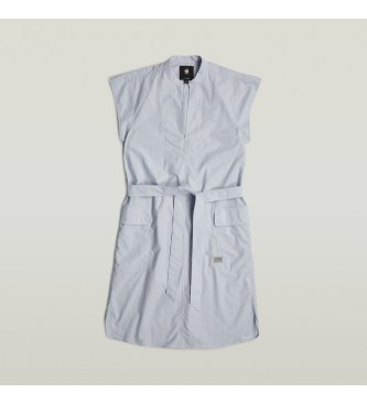G-Star Vestido Saharienne azul