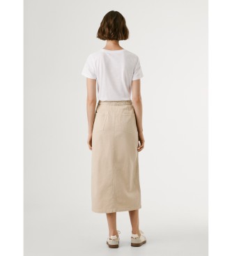 Pepe Jeans Saura beige nederdel