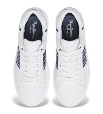 Pepe Jeans Skórzane buty Eaton Classic białe