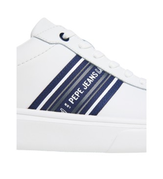 Pepe Jeans Skórzane buty Eaton Classic białe