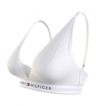 Tommy Hilfiger Weier Triangel-Logo-BH