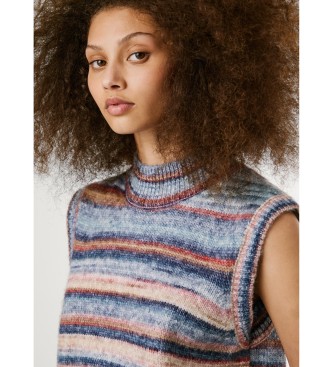 Pepe Jeans Večbarvni svetlo modri telovnik