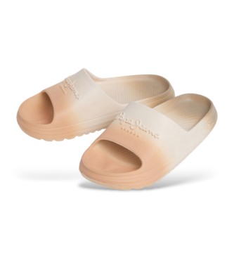 Pepe Jeans Tongs de plage Slidecol beige
