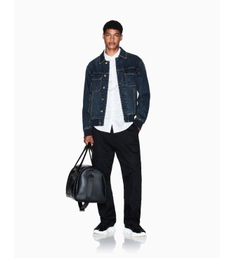 A|X Armani Exchange Casaco de ganga azul-marinho