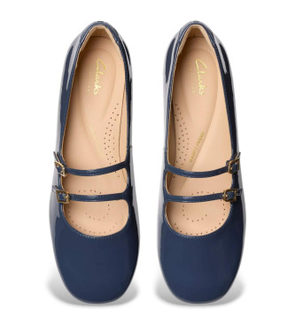 Clarks Mary-Jane Daiss30 Shine Lederschuhe schwarz