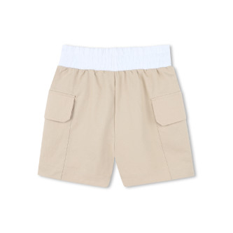 DKNY Beige twill shorts