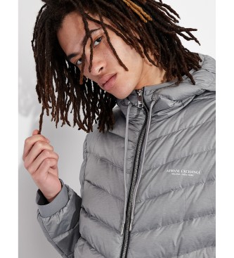 A|X Armani Exchange Casaco de penas cinzento