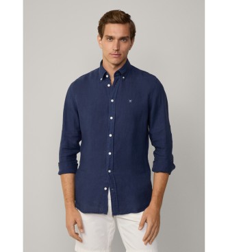 Hackett London Camisa com logtipo da Marinha