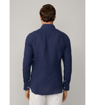 Hackett London Camisa com logtipo da Marinha