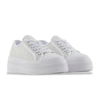 A|X Armani Exchange Sapatilhas com logtipo branco