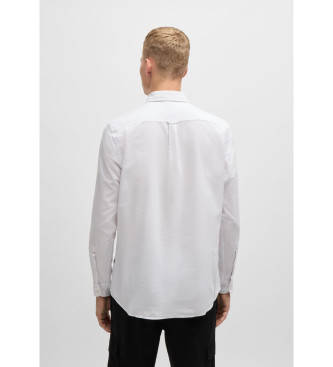 BOSS Skjorte Rickert hvid