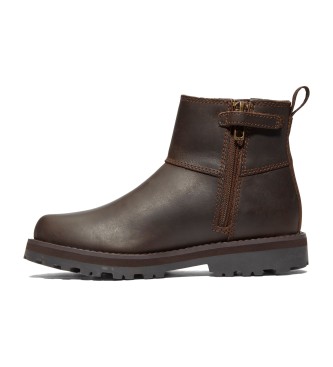 Timberland Courma brown chelsea leather boots