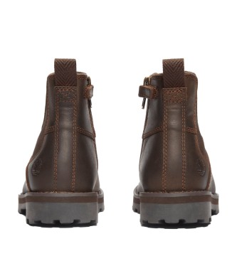 Timberland Courma brown chelsea leather boots