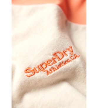 Superdry Baseball T-shirt with logo Essential beige, orange