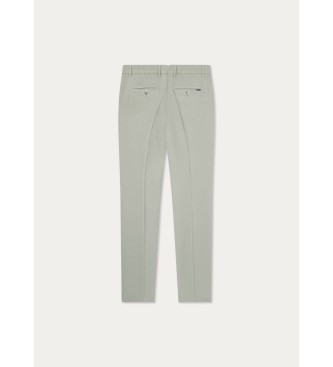 Hackett London Pantalon chino en lin vert