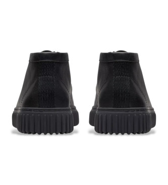 Clarks Bottines en cuir Torhill Hi noir