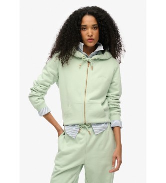 Superdry Httetrje med lynls og logo Essential green