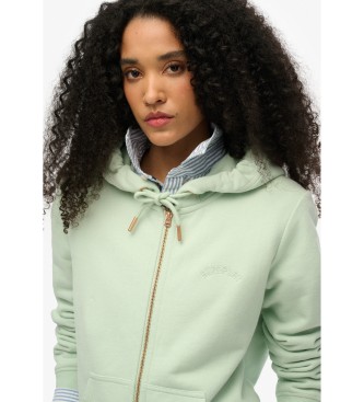 Superdry Httetrje med lynls og logo Essential green
