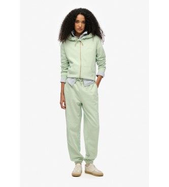 Superdry Httetrje med lynls og logo Essential green