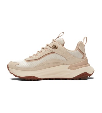 Timberland Zapatillas de piel impermeables de caa baja con cordones Motion Access beige
