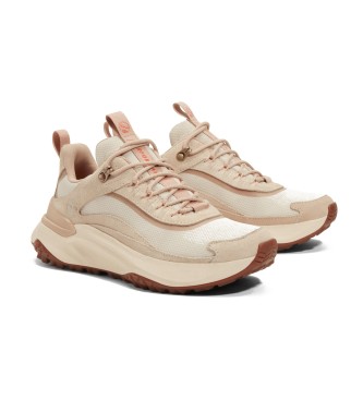 Timberland Zapatillas de piel impermeables de caa baja con cordones Motion Access beige