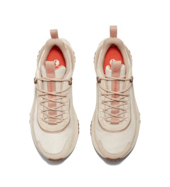 Timberland Zapatillas de piel impermeables de caa baja con cordones Motion Access beige