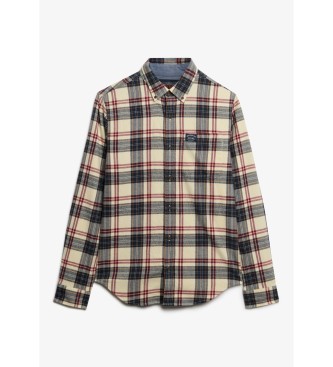 Superdry Camisa castanha de lenhador