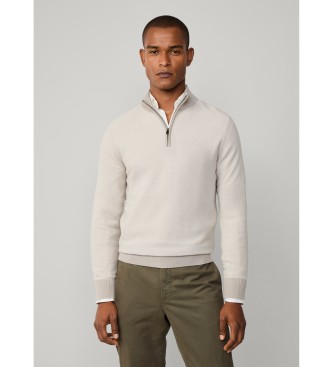 Hackett London Honeycomb beige jumper