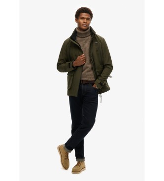 Superdry Giacca a vento con cappuccio verde Ultimate