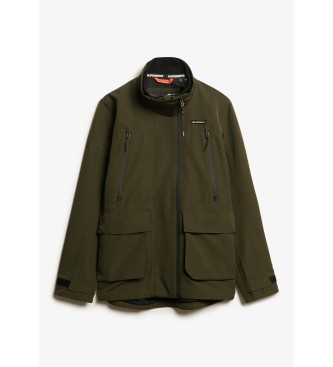 Superdry Giacca a vento con cappuccio verde Ultimate