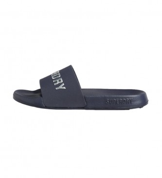 Superdry Chinelos com o logtipo da Code navy