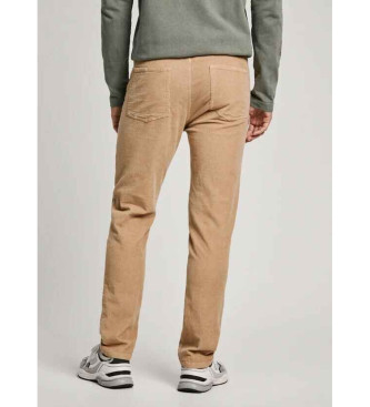 Pepe Jeans Manchesterbyxa i beige manchester 5-ficks manchesterbyxa
