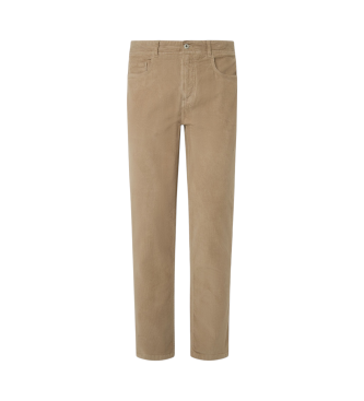 Pepe Jeans Manchesterbyxa i beige manchester 5-ficks manchesterbyxa