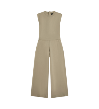 G-Star Tuta beige a doppio strato con gamba larga