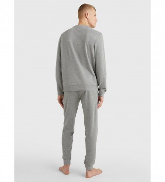 Tommy Hilfiger Bluza z okrągłym dekoltem w kolorze szarym