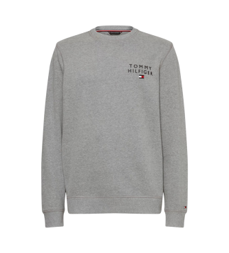 Tommy Hilfiger Bluza z okrągłym dekoltem w kolorze szarym