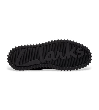 Clarks Torhill Bee usnjeni čevlji črne barve