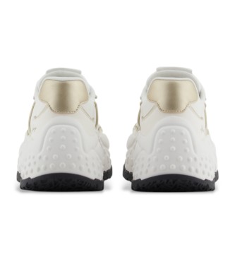 A|X Armani Exchange Weie Logo-Turnschuhe