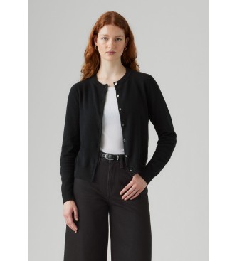 Levi's Casaco de malha super macio preto